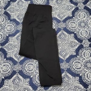 Lined Black Leggings